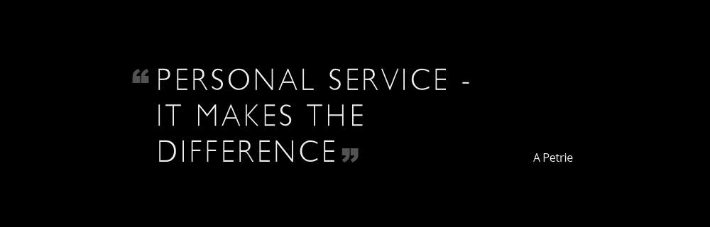 Personal Service - It Makes The Difference