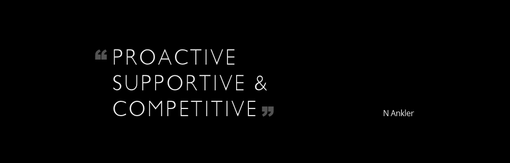 Proactive Supportive & Competitive