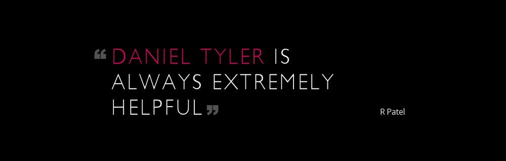 Daniel Tyler is always extremely helpful.